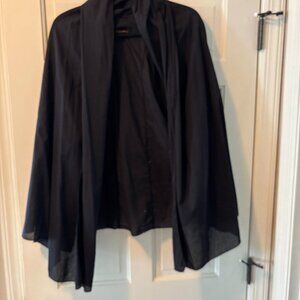 XCVI M black flowy topper